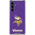 NFL Minnesota Vikings Distressed Galaxy S23 FE Clear Case